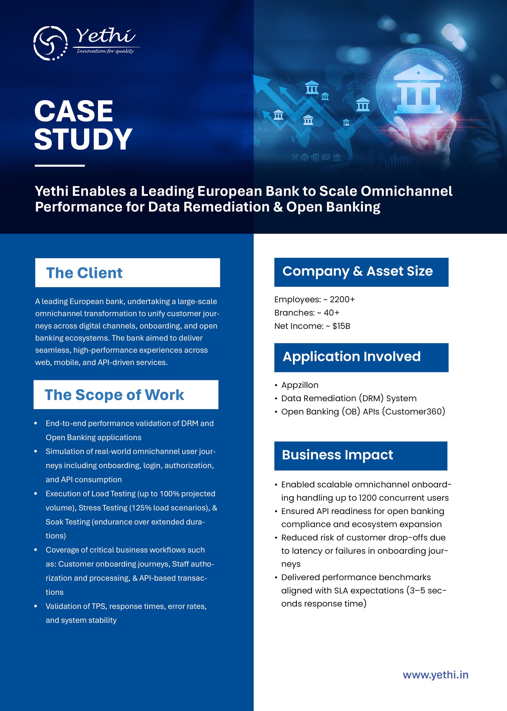 A Leading European Bank Scales Omnichannel Performance for Data Remediation & Open Banking - page 1